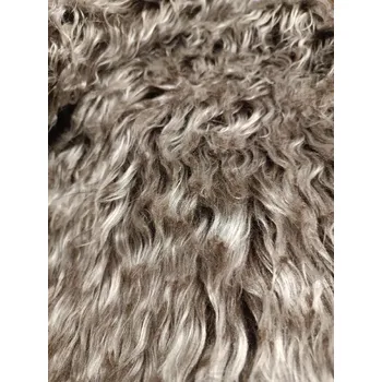 Český výrobce Umělá kožešina šedo hnědá , vlas 60mm, šířka 150x10cm