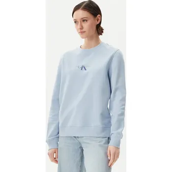 Dámská mikina Calvin Klein dámská světle modrá mikina 20009651-8721107558714