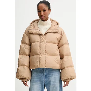 Pánská móda Péřová bunda Calvin Klein LV044D525G béžová 08X, vel. M