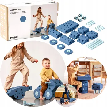 ostatní stavebnice Modu Dreamer Blocks 12v1 – velké, kreativní pěnová stavebnice EPP