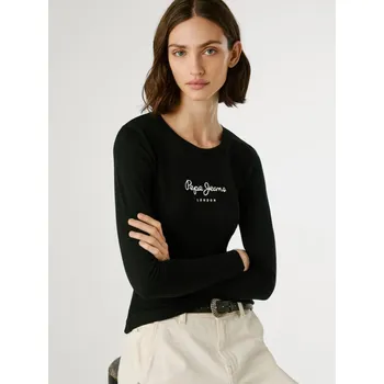 Pepe Jeans dámské černé tričko s dlouhým rukávem 20024060-8447166690850