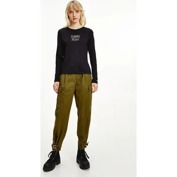 Dámské tričko Tommy Jeans dámské černé tričko 20007041-1646221