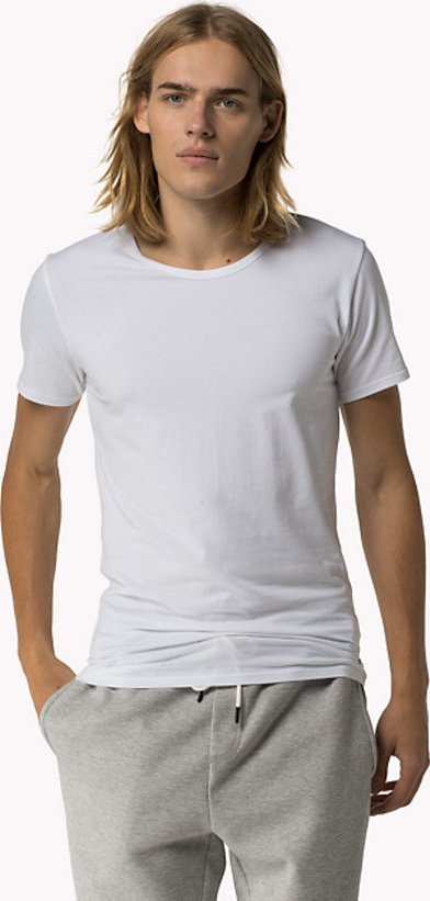 Tommy Hilfiger sada pánských bílých triček 20002436-8718938511919