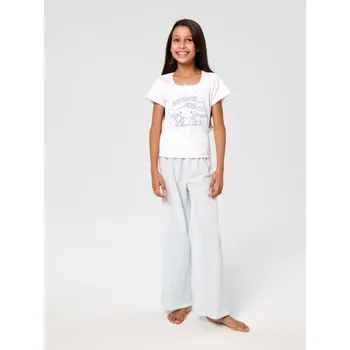 Dívčí spodní prádlo Sinsay - Dvoudílná pyžamová souprava Cinnamoroll - bílá - 463EV-00X - 463EV-00X-158