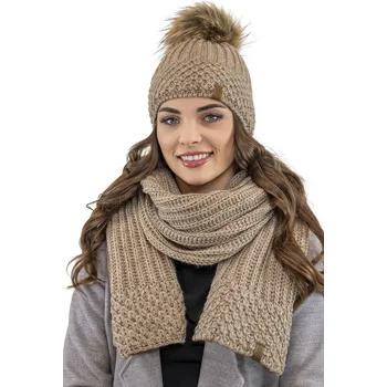 Čepice Čepice a šálek Vivisence 7016Kmpl Barva: Béžová, Velikost: UNI