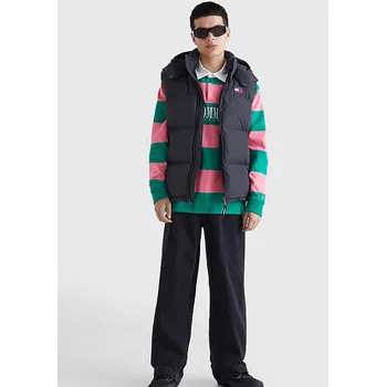 Pánská vesta Tommy Jeans pánská péřová černá vesta 20023612-1848410