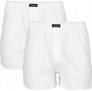 Pánské spodní prádlo Atlantic Spodní Prádlo Boxerky bílé, velikost XL