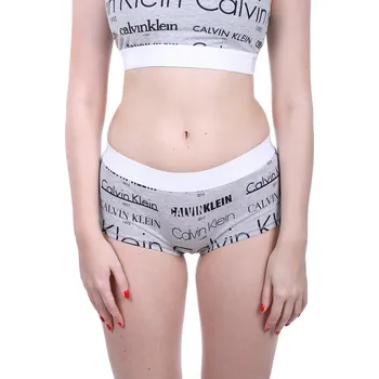 Kalhotky Calvin Klein dámské šedé kalhotky Boyshort 20000068-8718935912665