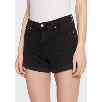 Dámské kraťasy Calvin Klein dámské černé džínové šortky 20008102-8720107681026