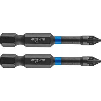 Bit Nárazové bity PZ1 x 50 mm 2ks GRAPHITE 56H521