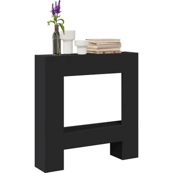 Zahradní gril zahrada-XL Krbová obestavba černá 81 x 18 x 82 cm kompozitní dřevo 854599