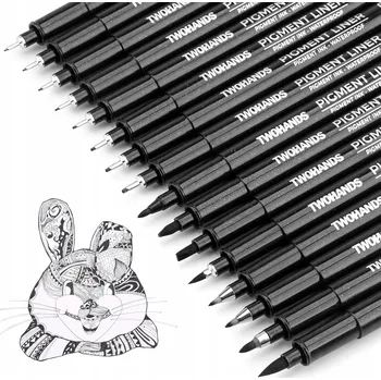 TENKÉ POPISOVAČE PERA FIXY SADA 16 KUSŮ RŮZNÉ IDEÁLNÍ TRVANLIVÉ