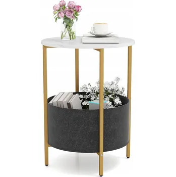 Konferenční stolek ODKLÁDACÍ STOLEK KULATÝ MALÝ STOLEK DO OBÝVACÍHO POKOJE PŘEDSÍNĚ LOŽNICE