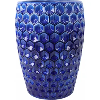 Květináč Keramický Květináč Provencelia modrý 38 cm x 38 x 54 cm