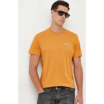 Pepe Jeans pánské oranžové tričko 20016167-2021690