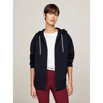 Dámská mikina Tommy Hilfiger dámská tmavě modrá mikina na zip 20021907-8720637810767