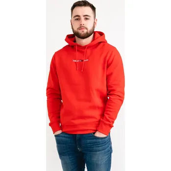 Pánská mikina Tommy Jeans pánská červená mikina 20023516-1827149