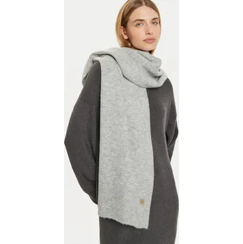 Šála Tommy Hilfiger dámská šedá šála 10001963-2152561