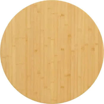 Stolní podložka Nábytek XL Stolní deska Ø 70 x 4 cm bambus 352689