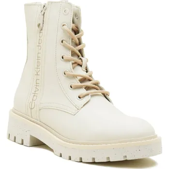 Dámská zimní obuv Calvin Klein dámské krémové kotníkové boty 30001322-8720108613477