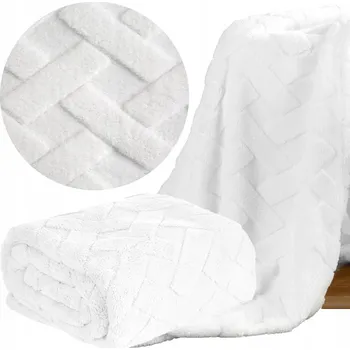 Prostěradlo Deka Eurofirany z mikrovlákna 70 cm x 160 cm bílá