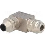 Zástrčka M12 PIN 2 vidlice kód B-Profibus na kabel IP67 4A