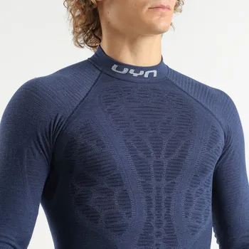 UYN MAN ELEVATYON BIOMORPH UW SHIRT LONG SLEEVE TURTLE NECK INDACO Velikost: L/XL