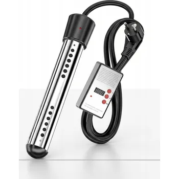 Přímotop Topné těleso do bazénu černé 3000W s funkcí časovače