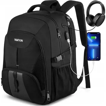 Městský batoh Batoh na notebook ŠKOLNÍ BATOH S VELKOU KAPACITOU PRO 18" NOTEBOOK S USB