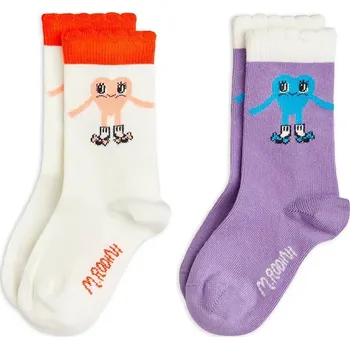 Dětské ponožky Mini Rodini Heart 2-pack 26160113 bílá 00X, vel. 36/39