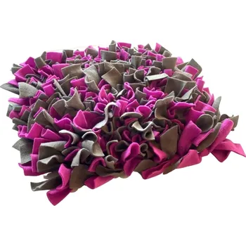 Hračka pro psa Čmuchacíkoberečky.cz® Čmuchací kobereček extra hustý FIALOVO-ŠEDÝ 359/60X