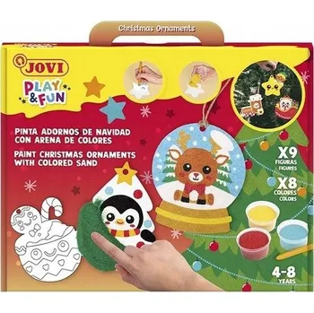 kreativní sada JOVI PLAY&amp;FUN malování pískem sada 12 ks V...