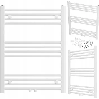 Radiátor KOUPELNOVÝ RADIÁTOR ŽEBŘÍKOVÝ BÍLÝ MODERNÍ 80x30 cm RAVEN