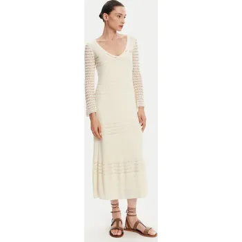 Dámské šaty Pepe Jeans dámské krémové šaty Paulina 20015656-8447166180221