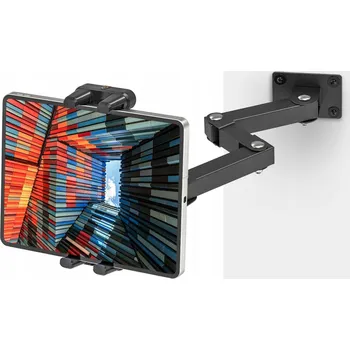 DRŽÁK NA TABLET NA ZEĎ, NASTAVITELNÝ, STABILNÍ, VELMI ODOLNÝ, PRO DOMÁCNOST I KANCELÁŘ