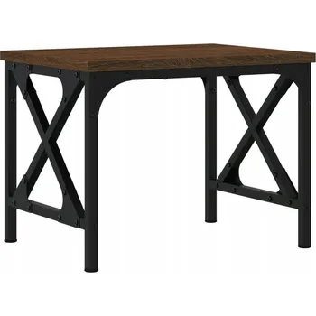 Konferenční stolek STOLEK POD TISKÁRNU ODOLNÝ ELEGANTNÍ TMAVÝ DUB STABILNÍ KONSTRUKCE