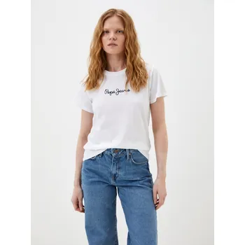 Dámské tričko Pepe Jeans dámské bílé tričko Lorette 20013942-2095271