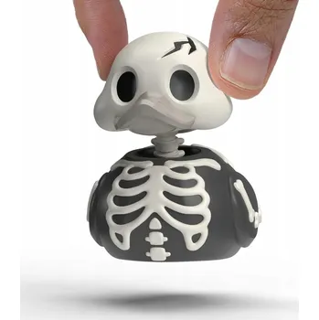 Figurka GUMOVÁ KAČENKA VINYLOVÁ KOSTRA HALLOWEEN DEKORACE FIGURKA ROZTOMILÁ OZDOBA