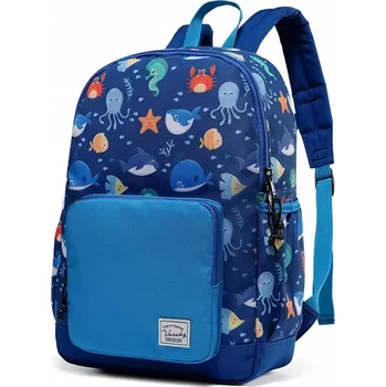 Školní batoh ŠKOLNÍ BATOH PRO DĚTI MOTIV MOŘSKÁ ZVÍŘÁTKA 13L 4-6 LET ODOLNÝ