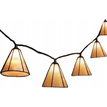 Dekorativní svítidlo SOLÁRNÍ LED SVĚTÝLKA ŘETĚZ GIRLANDA SVĚTELNÝ ŘETĚZ ZAHRADA