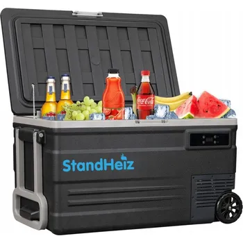 Lednice KOMPRESOROVÁ TURISTICKÁ LEDNICE DO KARAVANU, AUTOBUSU, NÁKLADŇÁKU 50L STANHEIZ