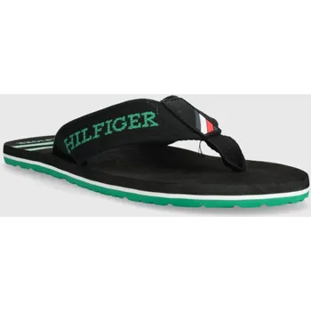 Pánské žabky Tommy Hilfiger pánské černé žabky 30001119-8720646898848