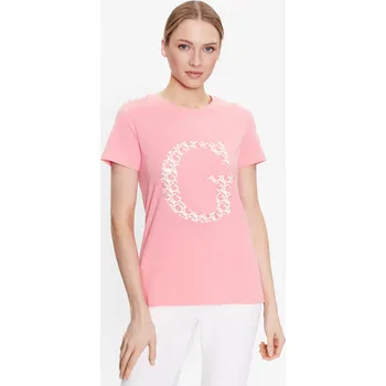 Dámské tričko Guess dámské růžové tričko 20016703-7621701693204