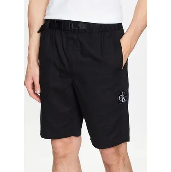 Pánské kraťasy Calvin Klein pánské černé látkové šortky 20008916-1948318