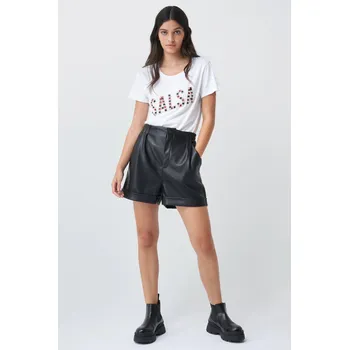 Dámské tričko Salsa Jeans dámské bílé tričko 20000397-1713626