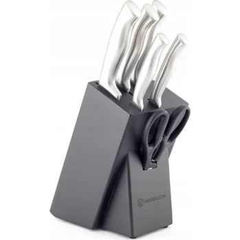 Kuchyňský nůž SADA NOŽŮ V BLOKU, 7 DÍLNÁ, Z Z NEREZOVÉ OCELI, STYLOVÝ BLOK NA NOŽE