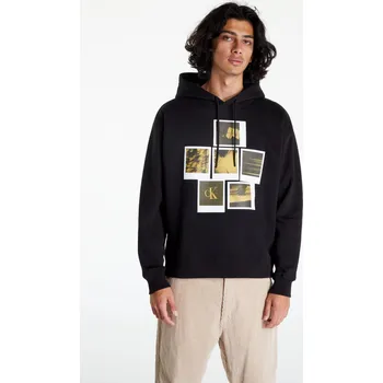 Pánská mikina Calvin Klein pánská černá mikina Polaroid 20008825-8719856665272