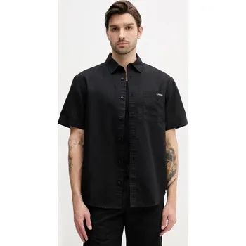 Pánská košile Calvin Klein pánská černá košile 20008809-8721107493794