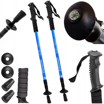 Trekingová hůl Hole na Nordic Walking 63-135 cm černé