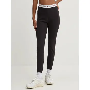Dámské legíny Tommy Jeans dámské černé legíny 20007259-8720637220214
